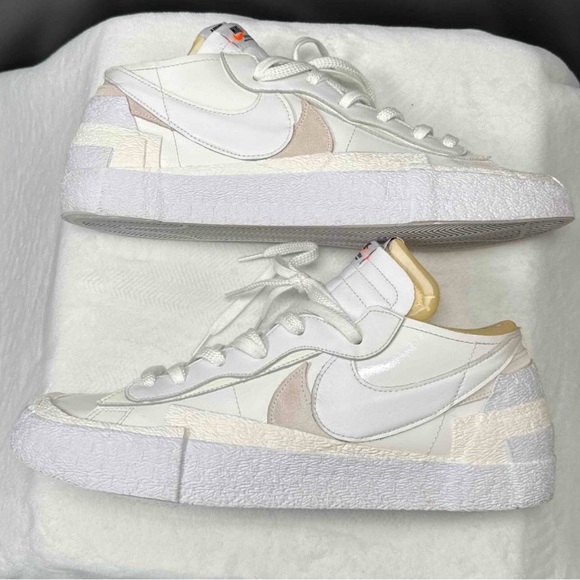 Nike x sacai Blazer Low “White Patent” – Size 15M *BigBoy* - Picture 1 of 10